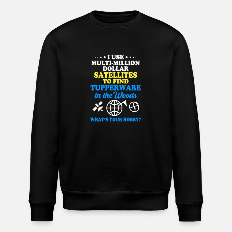 Geocaching Geocache Geocacher - Stanley/Stella ROLLER Unisex Organic Sweatshirt - black