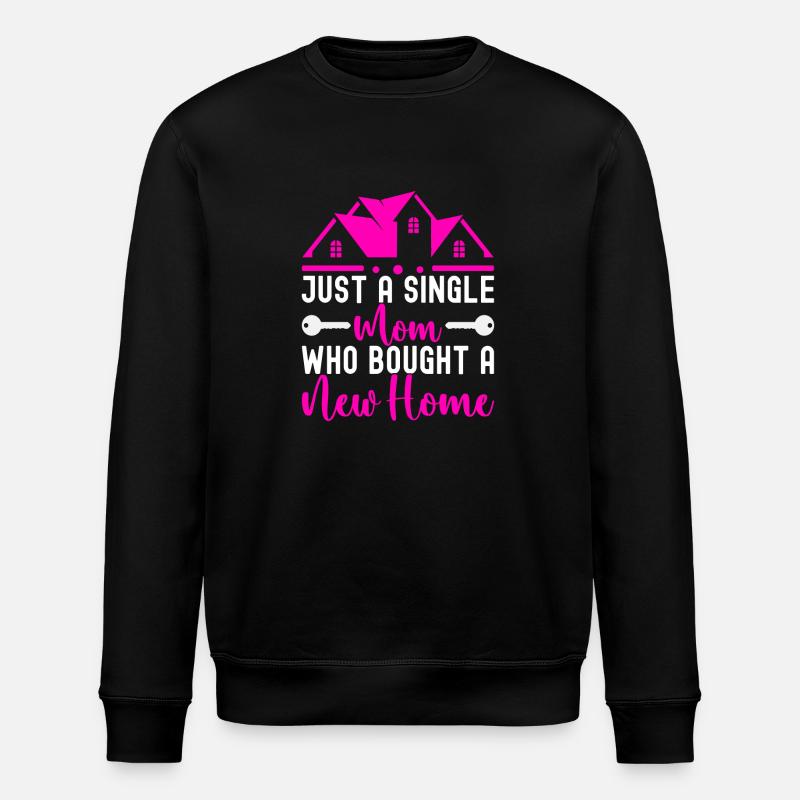 Homeowners Housewarming Party - Stanley/Stella ROLLER Unisex Organic Sweatshirt - black