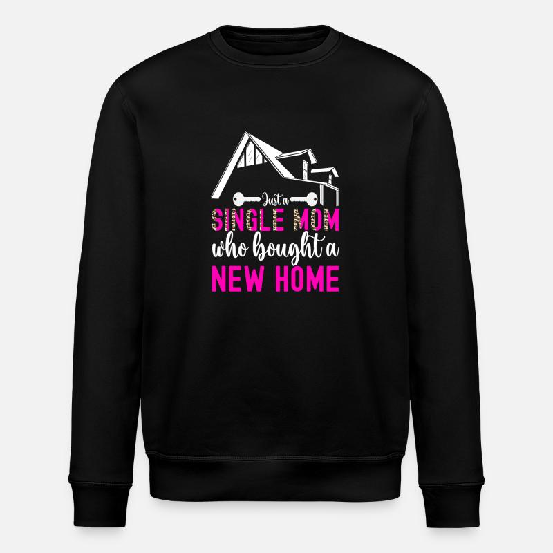 Homeowners Housewarming Party - Stanley/Stella ROLLER Unisex Organic Sweatshirt - black