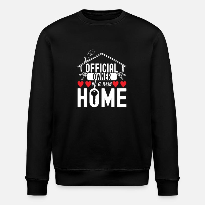 Homeowners Housewarming Party - Stanley/Stella ROLLER Unisex Organic Sweatshirt - black