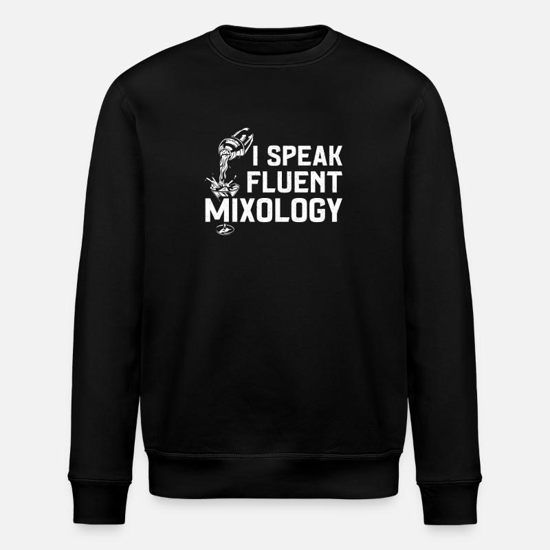 Barman Mixologue Je parle - Sweat bio ROLLER Stanley/Stella Unisexe - noir