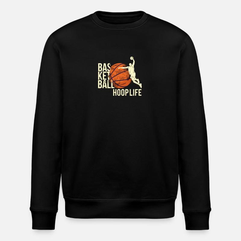 Basketteur basketteur basketteur « HOOP-LIFE » - Sweat bio ROLLER Stanley/Stella Unisexe - noir