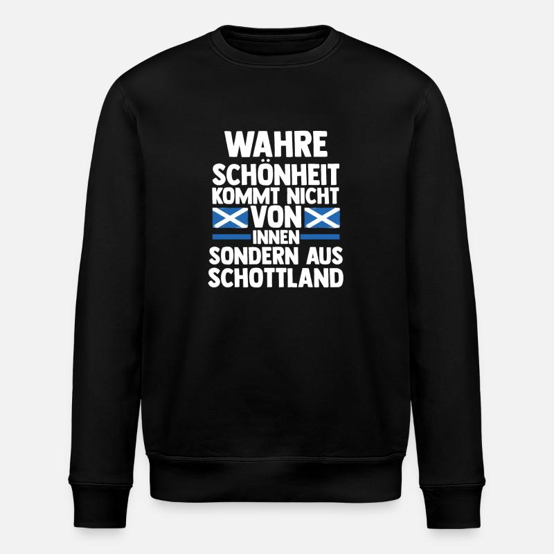 Schotten Schottisch Schottland - Stanley/Stella Unisex Bio-Sweatshirt ROLLER - Schwarz