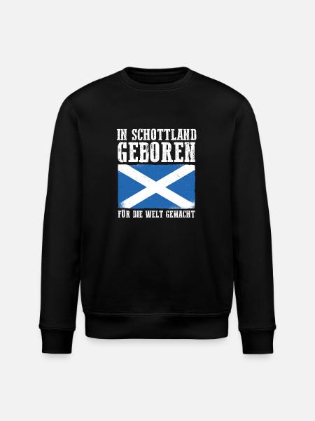 Scots Scottish Scotland - Stanley/Stella ROLLER Unisex Organic Sweatshirt - black