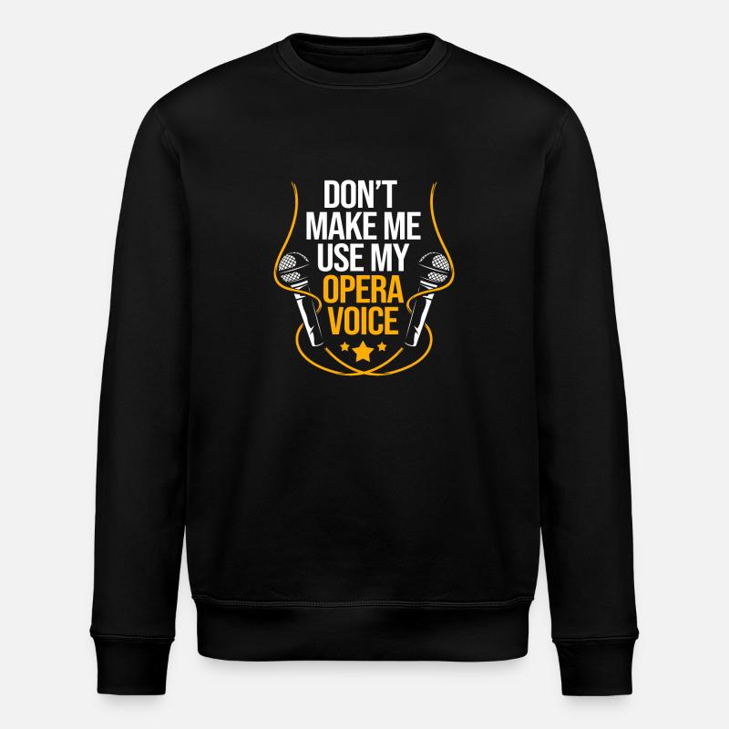 Karaoke - Stanley/Stella ROLLER Unisex Organic Sweatshirt - black