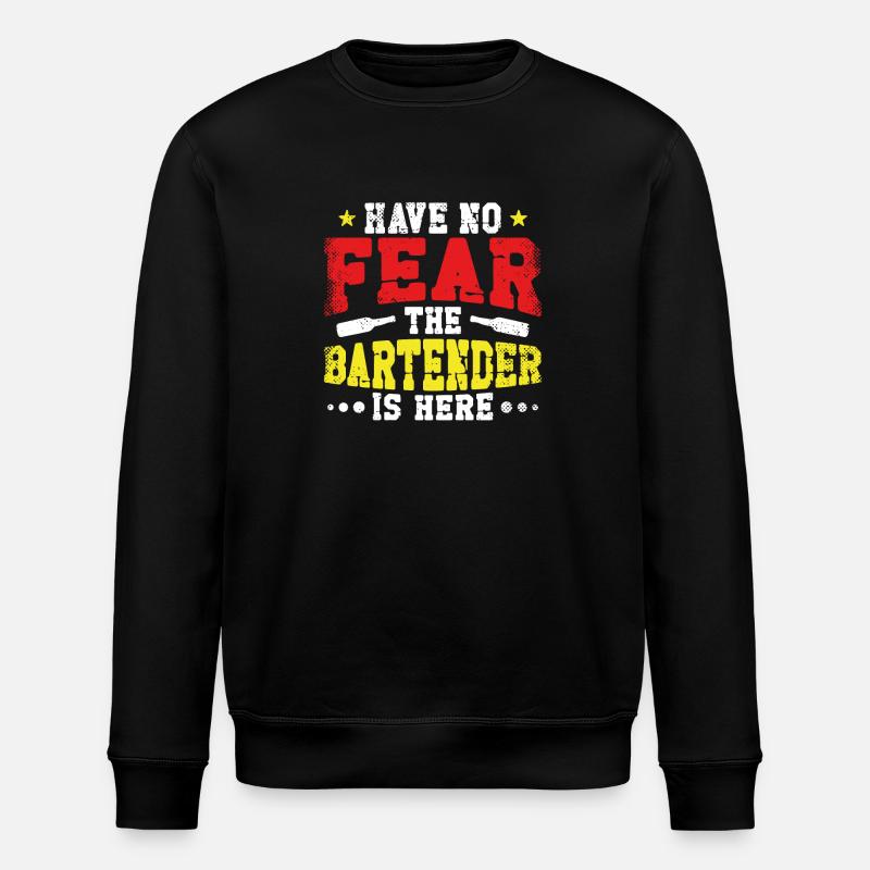 Bartender Mixologist Have No Fear - Stanley/Stella Unisex Bio-Sweatshirt ROLLER - Schwarz