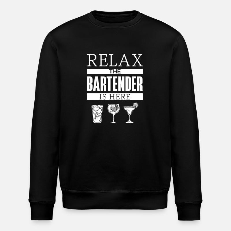 Barman Mixologue Relax Le - Sweat bio ROLLER Stanley/Stella Unisexe - noir