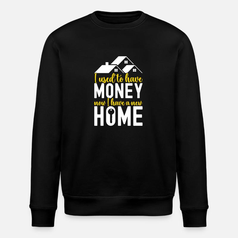 Homeowners Housewarming Party - Stanley/Stella ROLLER Unisex Organic Sweatshirt - black