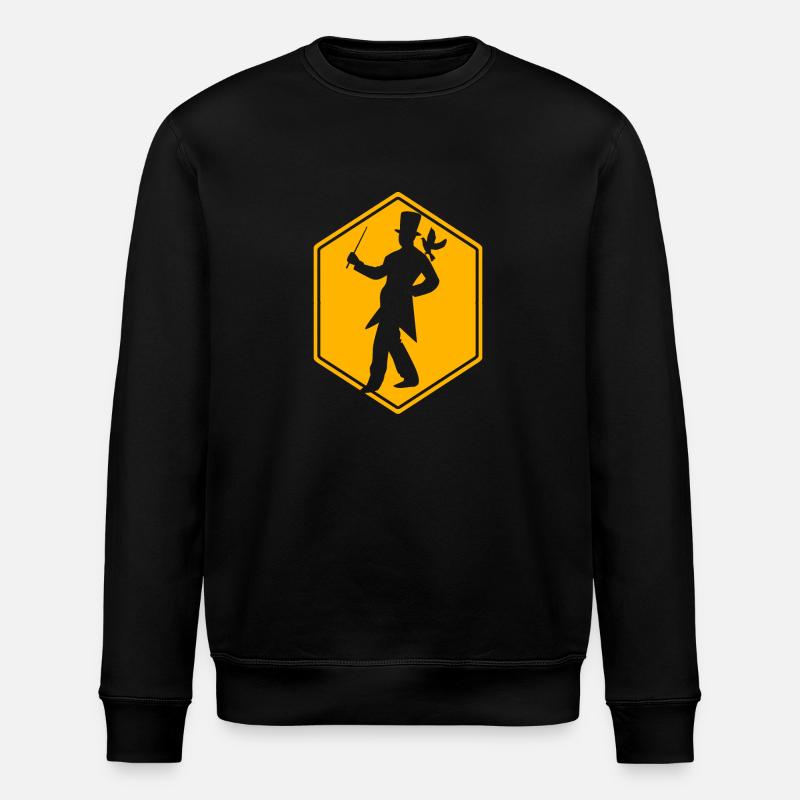 wizard magic magician - Stanley/Stella ROLLER Unisex Organic Sweatshirt - black