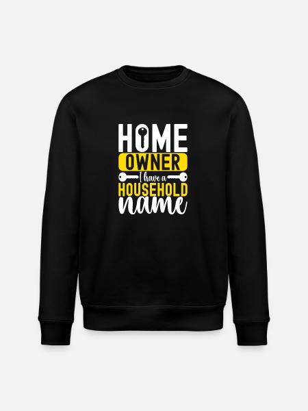 Homeowners Housewarming Party - Stanley/Stella ROLLER Unisex Organic Sweatshirt - black