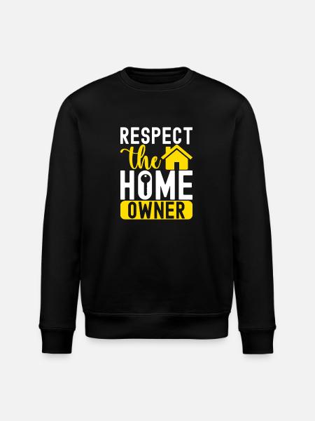 Homeowners Housewarming Party - Stanley/Stella ROLLER Unisex Organic Sweatshirt - black