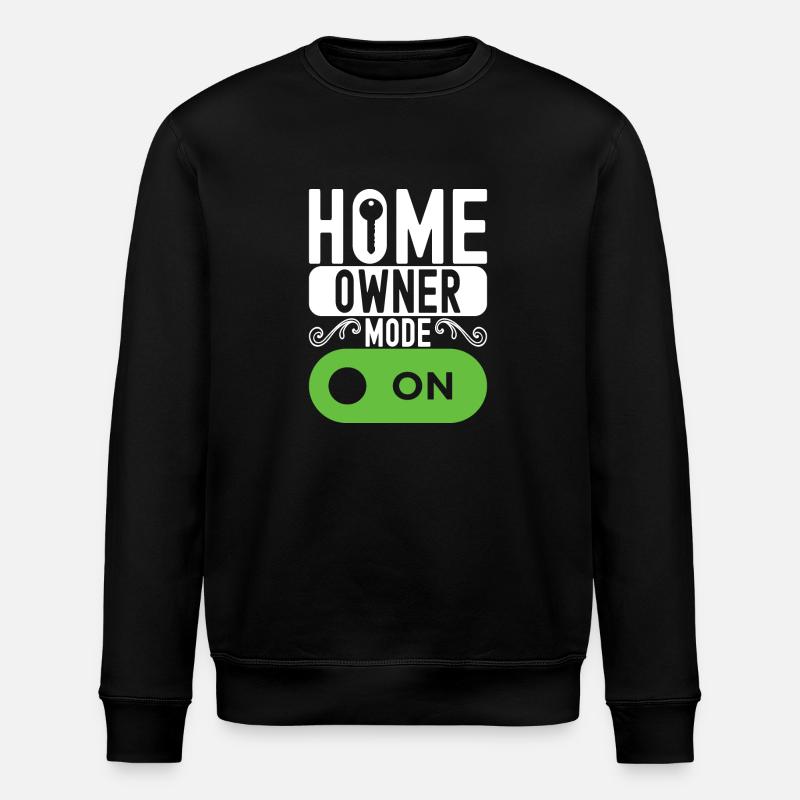 Hausbesitzer Einweihungsparty - Stanley/Stella Unisex Bio-Sweatshirt ROLLER - Schwarz