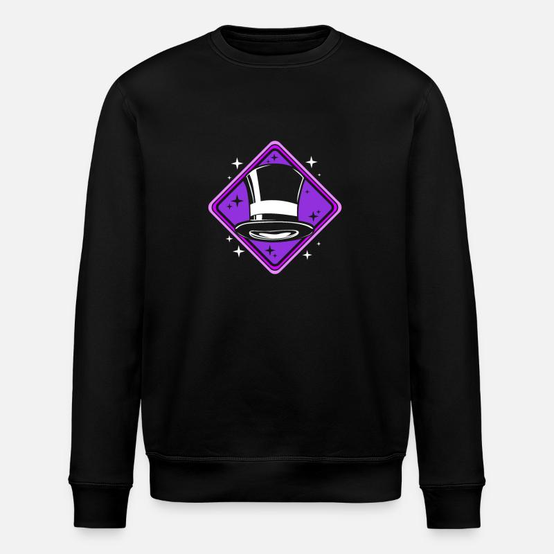 Zauberer Magie Magier - Stanley/Stella Unisex Bio-Sweatshirt ROLLER - Schwarz