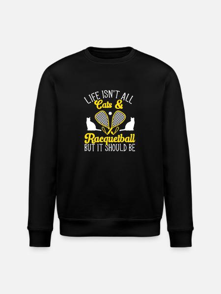 Racquetball Player Racquetball - Stanley/Stella ROLLER Unisex Organic Sweatshirt - black
