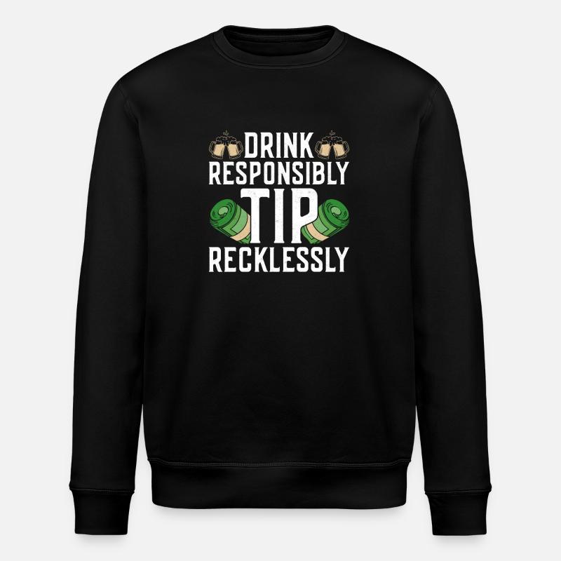 Bartender Mixologist Drink - Stanley/Stella Unisex Bio-Sweatshirt ROLLER - Schwarz