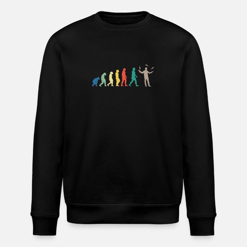 Bartender Mixologist Evolution - Stanley/Stella ROLLER Unisex Organic Sweatshirt - black