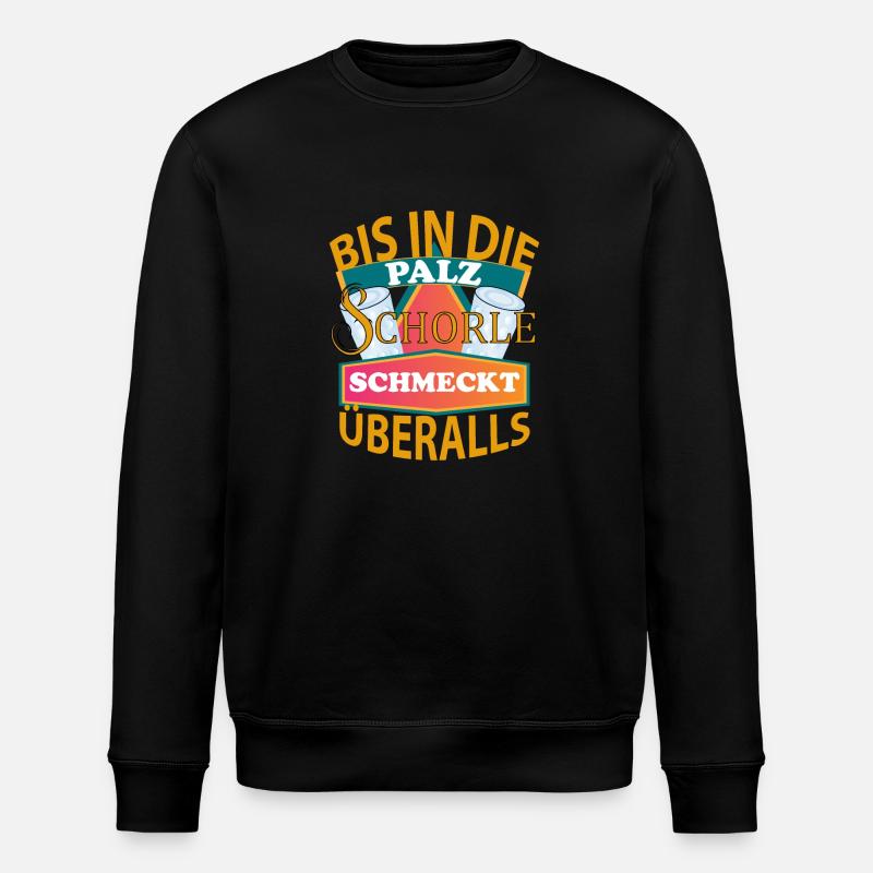 Spritzer tastes good everywhere - Stanley/Stella ROLLER Unisex Organic Sweatshirt - black
