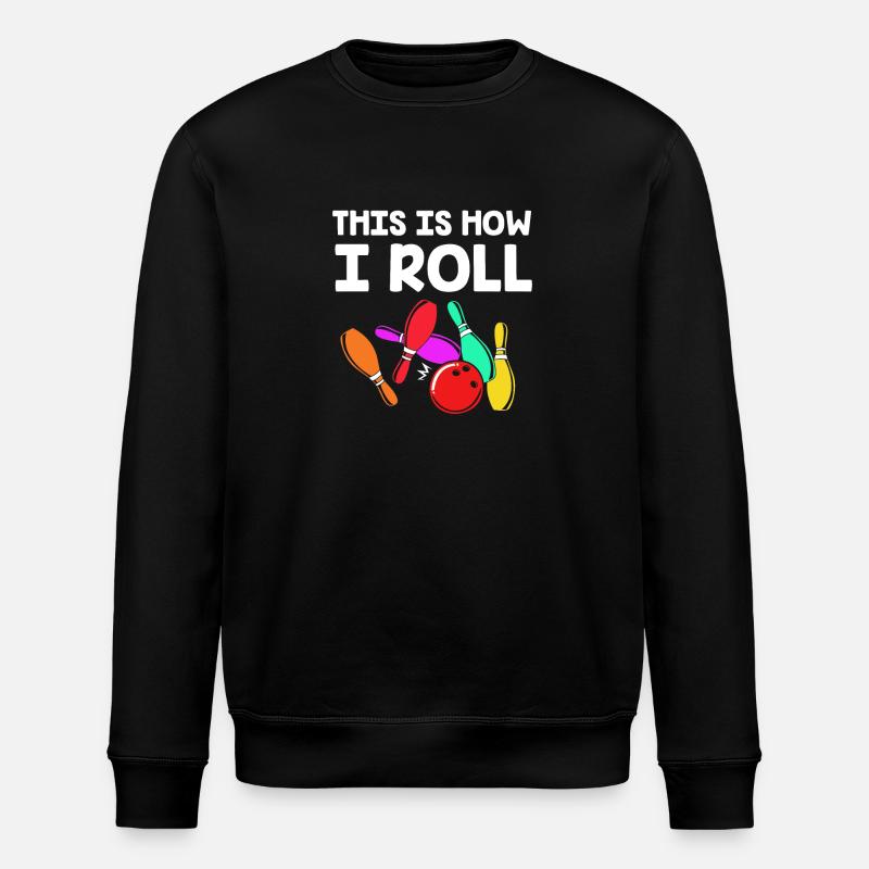 Bowling - Stanley/Stella ROLLER Unisex Organic Sweatshirt - black