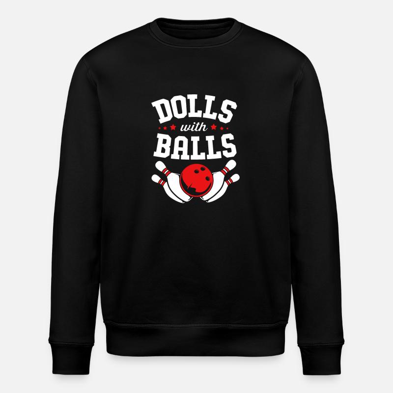 Bowling - Sweat bio ROLLER Stanley/Stella Unisexe - noir