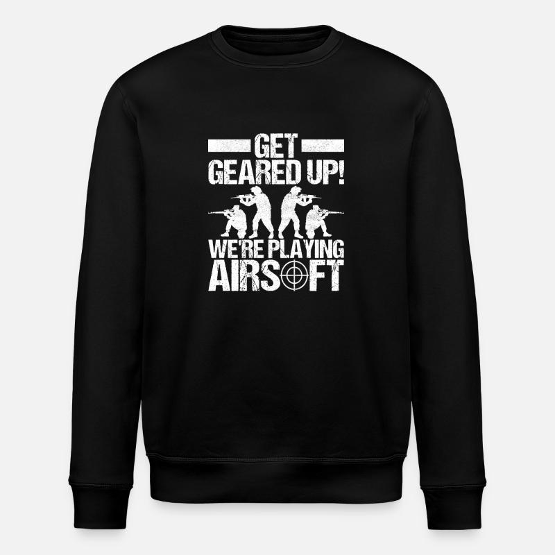 Airsoft Gun Airsoft Hobby - Stanley/Stella ROLLER Unisex Organic Sweatshirt - black