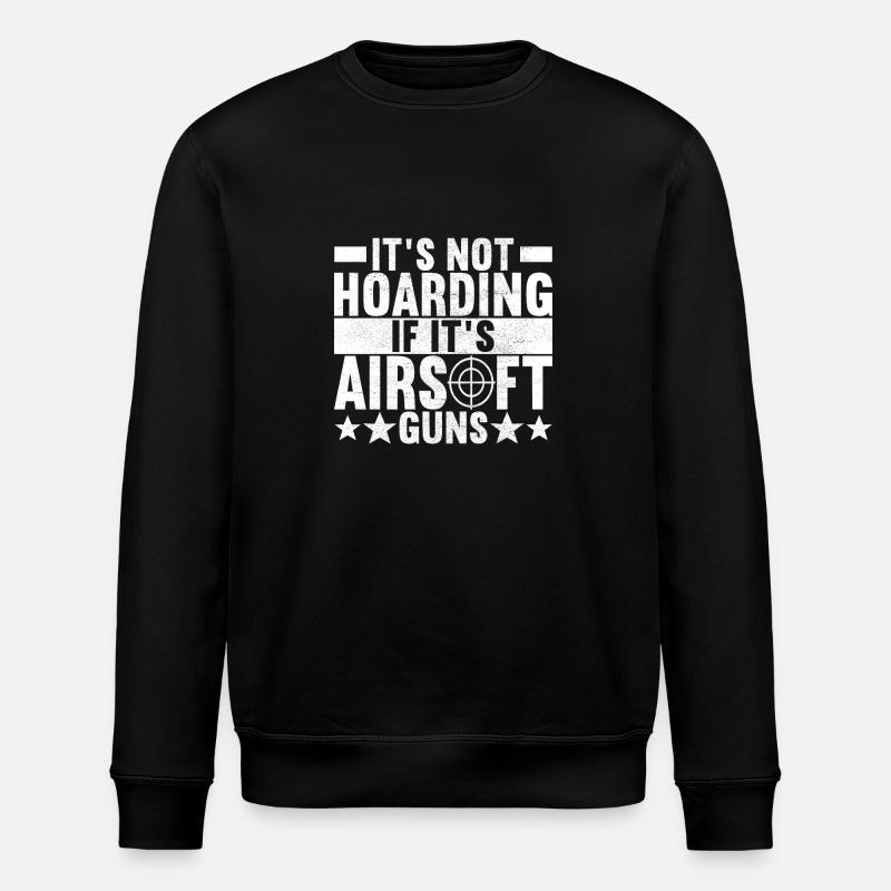 Airsoft Waffe Airsoft Hobby - Stanley/Stella Unisex Bio-Sweatshirt ROLLER - Schwarz