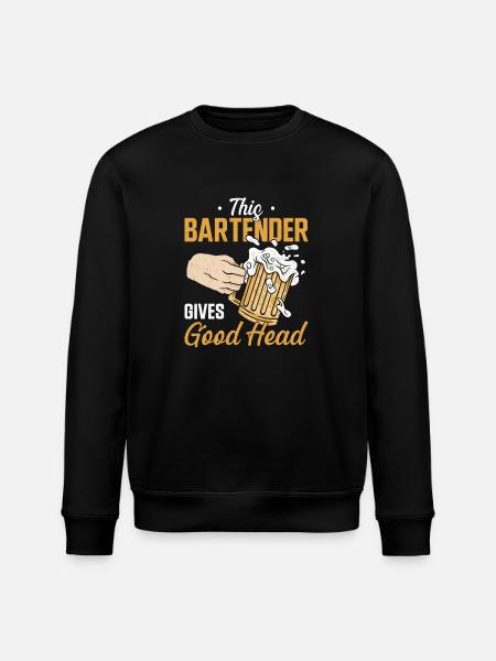 Bartender Mixologist This - Stanley/Stella ROLLER Unisex Organic Sweatshirt - black