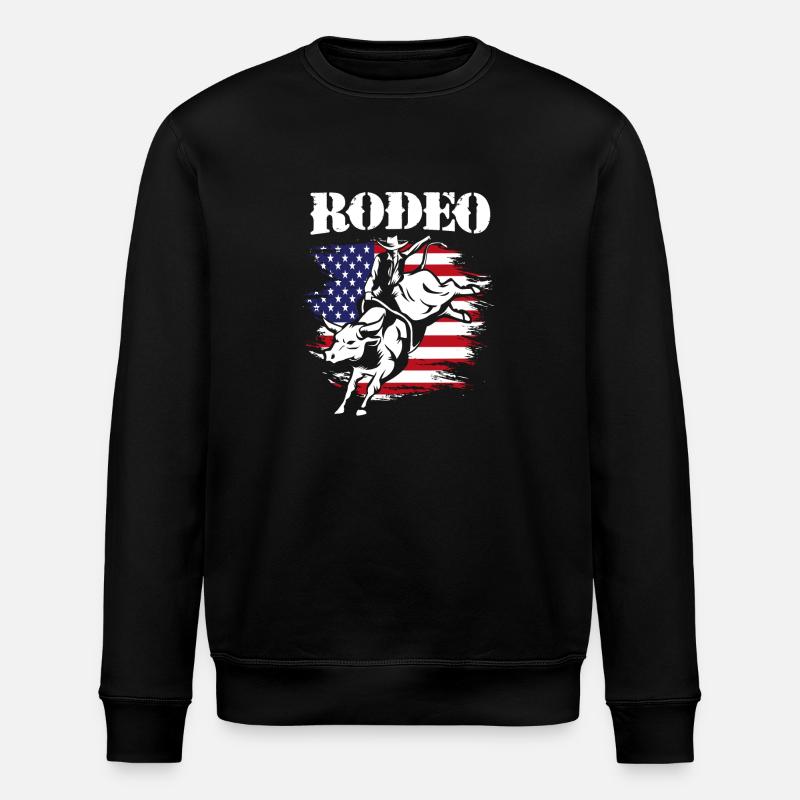 Rodeo - Stanley/Stella ROLLER Unisex Organic Sweatshirt - black