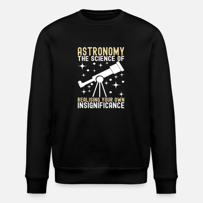 Astronomie Atronome - Sweat bio ROLLER Stanley/Stella Unisexe - noir