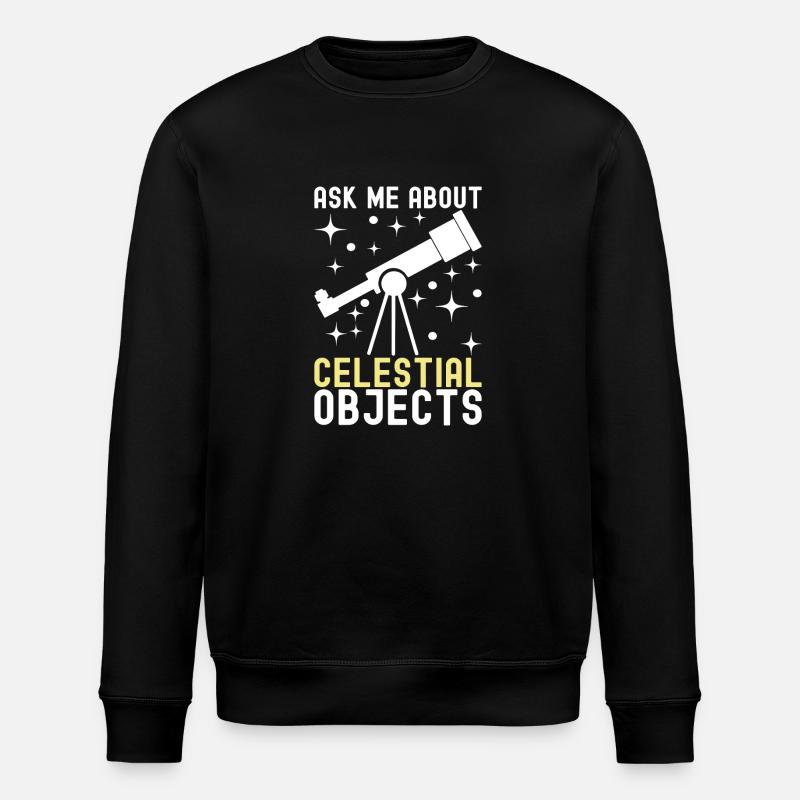 Atronome Astronomy - Stanley/Stella ROLLER Unisex Organic Sweatshirt - black