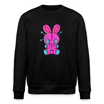 Voodoo - Stanley/Stella Unisex Bio-Sweatshirt ROLLER - Schwarz - Vorne - Nik (191cm)