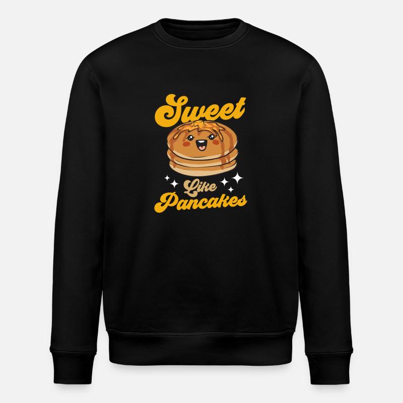 Crêpes Petit-déjeuner Crêpes - Sweat bio ROLLER Stanley/Stella Unisexe - noir