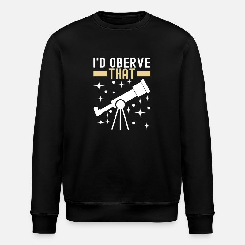 Astronomie astronome - Sweat bio ROLLER Stanley/Stella Unisexe - noir