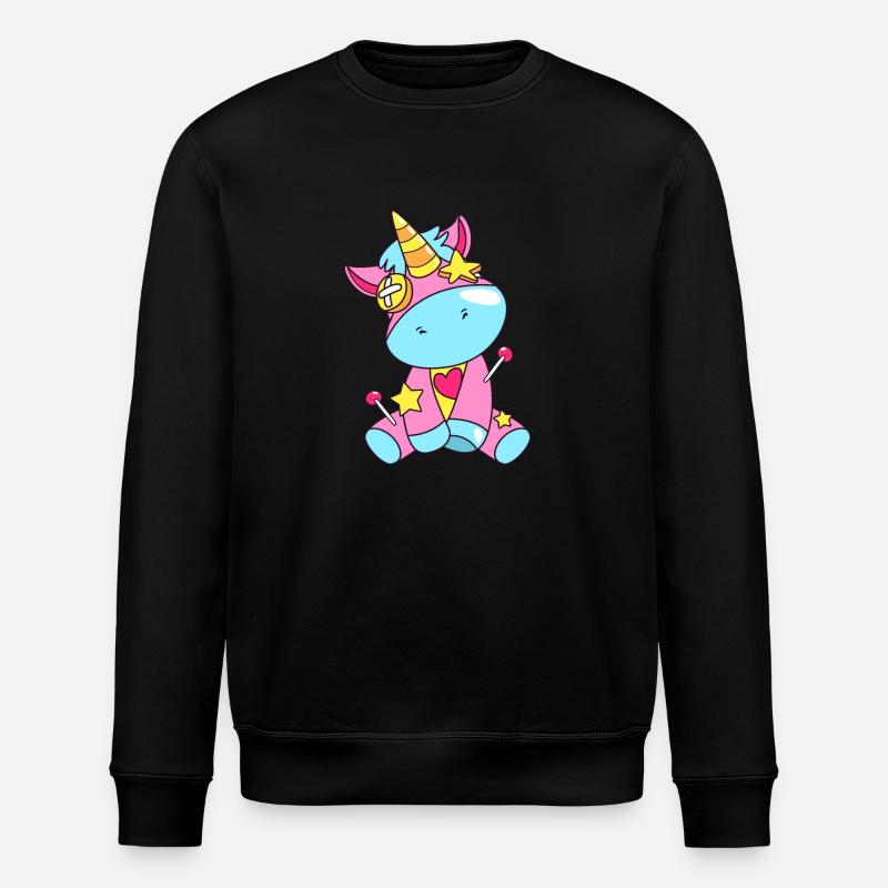 Licorne vaudou - Sweat bio ROLLER Stanley/Stella Unisexe - noir