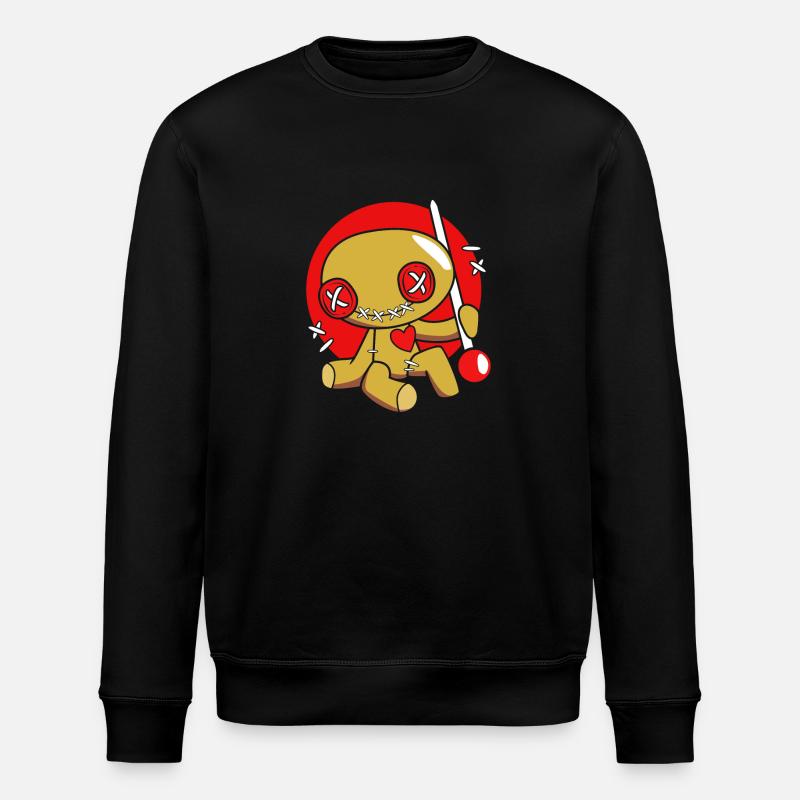 Voodoo Puppe - Stanley/Stella Unisex Bio-Sweatshirt ROLLER - Schwarz