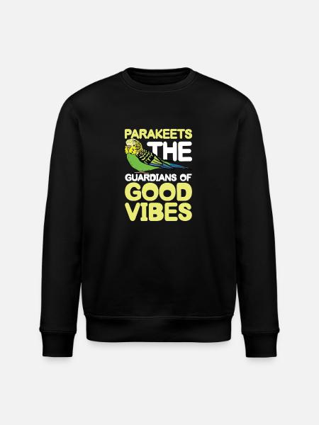 Parakeets The Guardians Of - Stanley/Stella Unisex Bio-Sweatshirt ROLLER - Schwarz