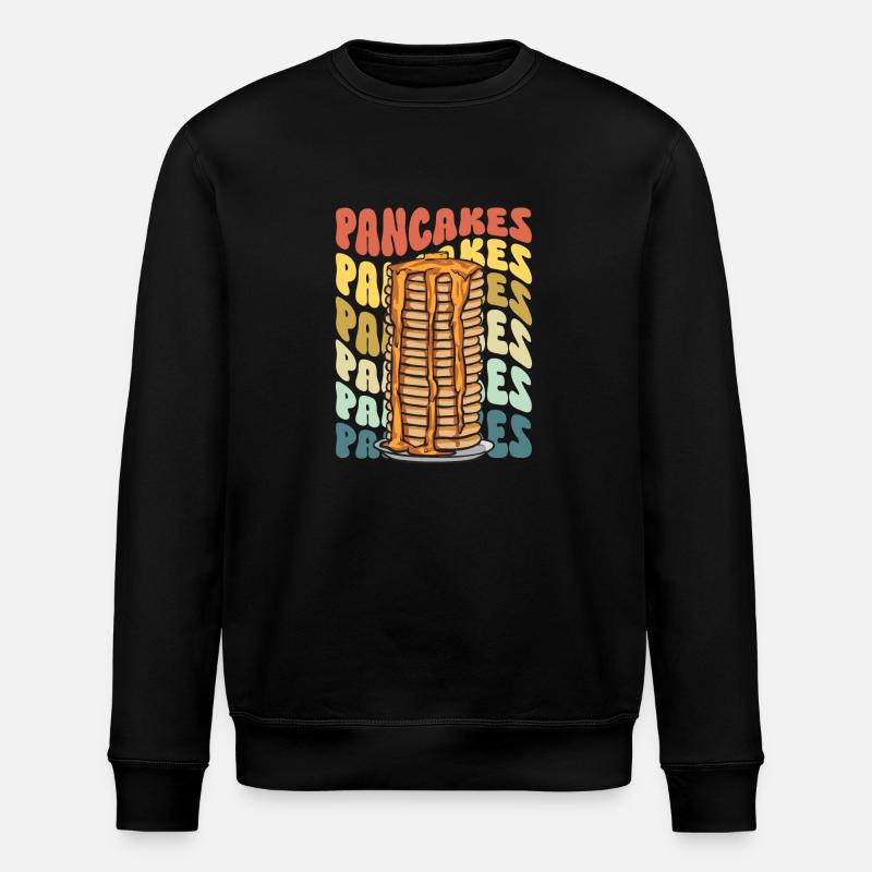 Crêpes Petit-déjeuner Crêpes - Sweat bio ROLLER Stanley/Stella Unisexe - noir