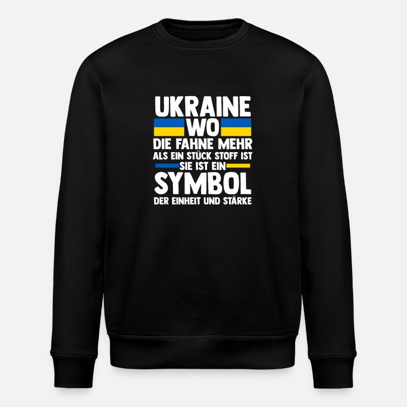 Ukrainer Ukraine - Stanley/Stella Unisex Bio-Sweatshirt ROLLER - Schwarz