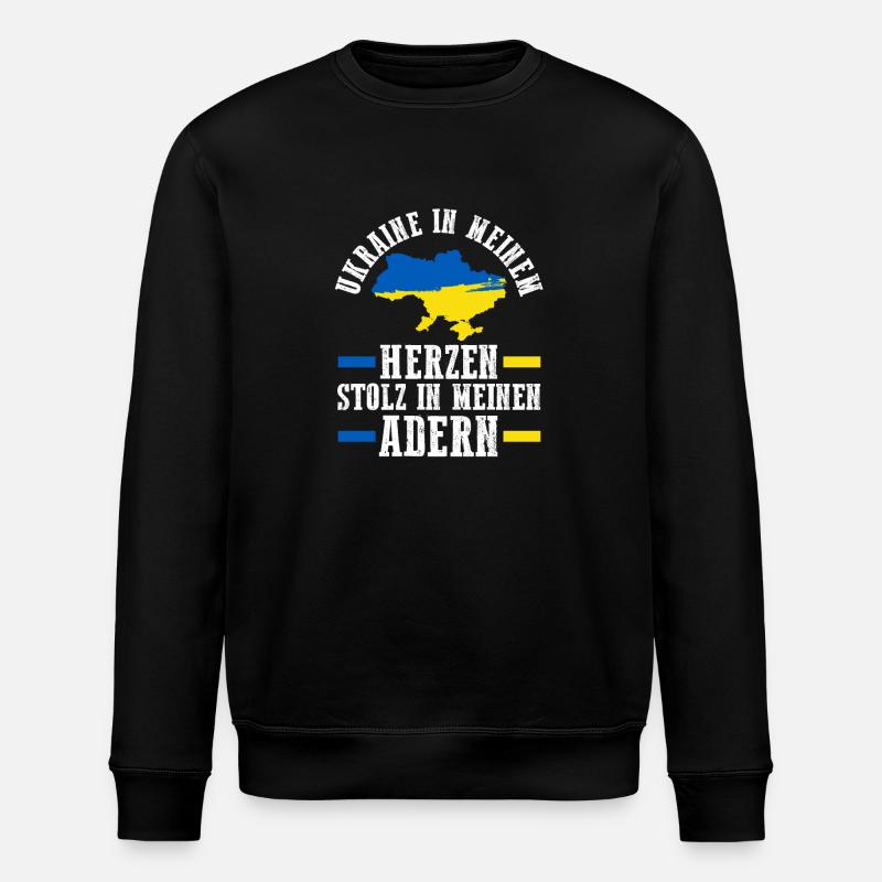 Ukrainiens Ukraine - Sweat bio ROLLER Stanley/Stella Unisexe - noir