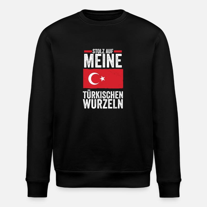 Turks Turkish Turkey - Stanley/Stella ROLLER Unisex Organic Sweatshirt - black