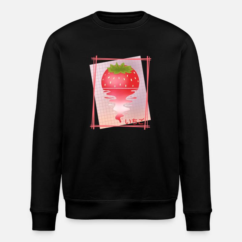 Strawberry Sunset Tee - Stanley/Stella Unisex Bio-Sweatshirt ROLLER - Schwarz