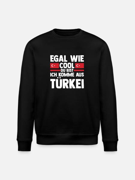 Turks Turkish Turkey - Stanley/Stella ROLLER Unisex Organic Sweatshirt - black