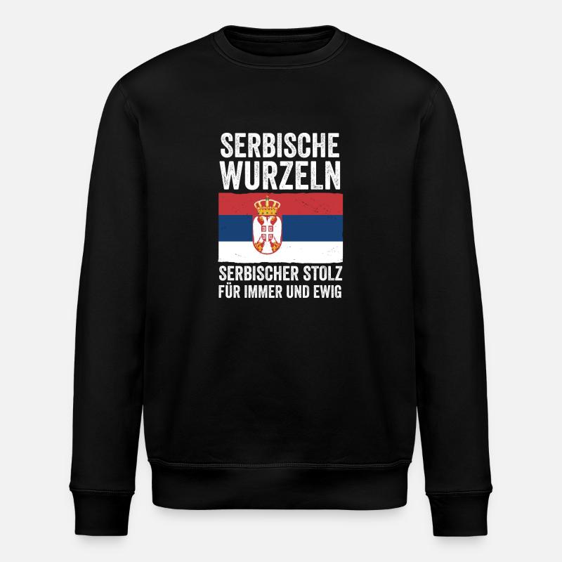 Serbe Serbe Serbie - Sweat bio ROLLER Stanley/Stella Unisexe - noir