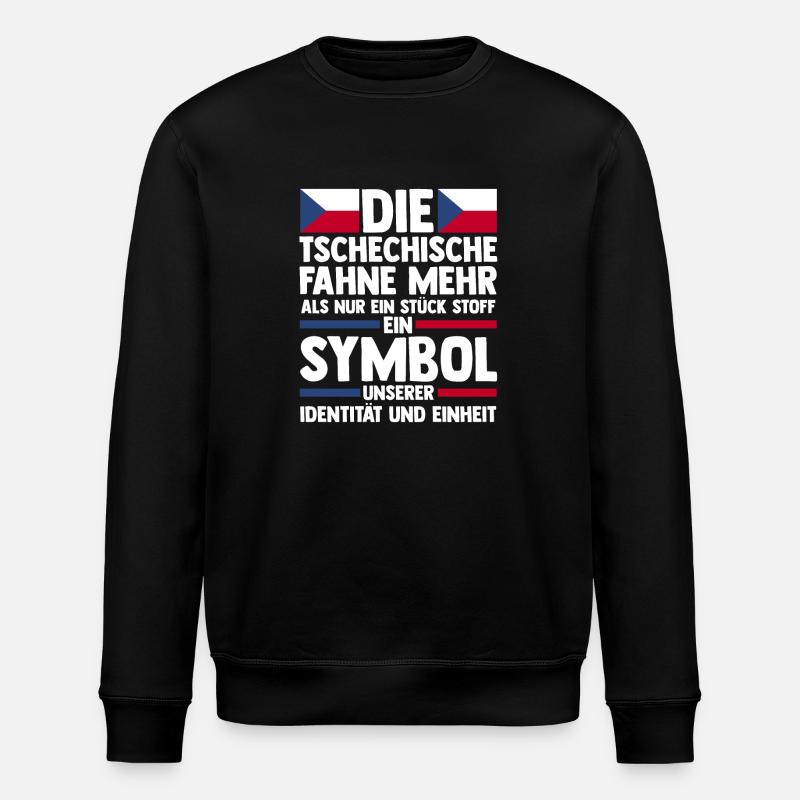 Czechs Czech Czech Republic - Stanley/Stella ROLLER Unisex Organic Sweatshirt - black