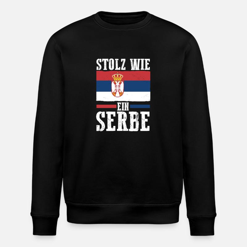 Serbe Serbe Serbie - Sweat bio ROLLER Stanley/Stella Unisexe - noir