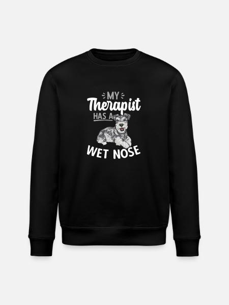 Miniature Schnauzer Dog Schnauzer - Stanley/Stella ROLLER Unisex Organic Sweatshirt - black