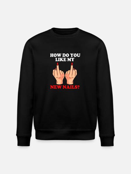 Nail Designer Nail Cosmetics Beautician - Stanley/Stella ROLLER Unisex Organic Sweatshirt - black