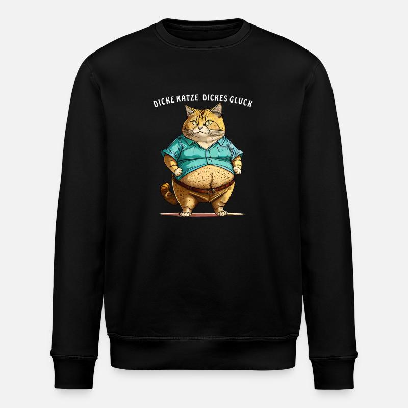 FAT CAT GRANDE CHANCE - Sweat bio ROLLER Stanley/Stella Unisexe - noir