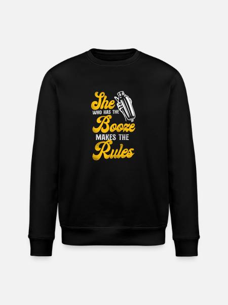 Bartender Mixologist She Who Has - Stanley/Stella Unisex Bio-Sweatshirt ROLLER - Schwarz
