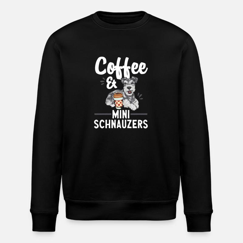 Miniature Schnauzer Dog Schnauzer - Stanley/Stella ROLLER Unisex Organic Sweatshirt - black