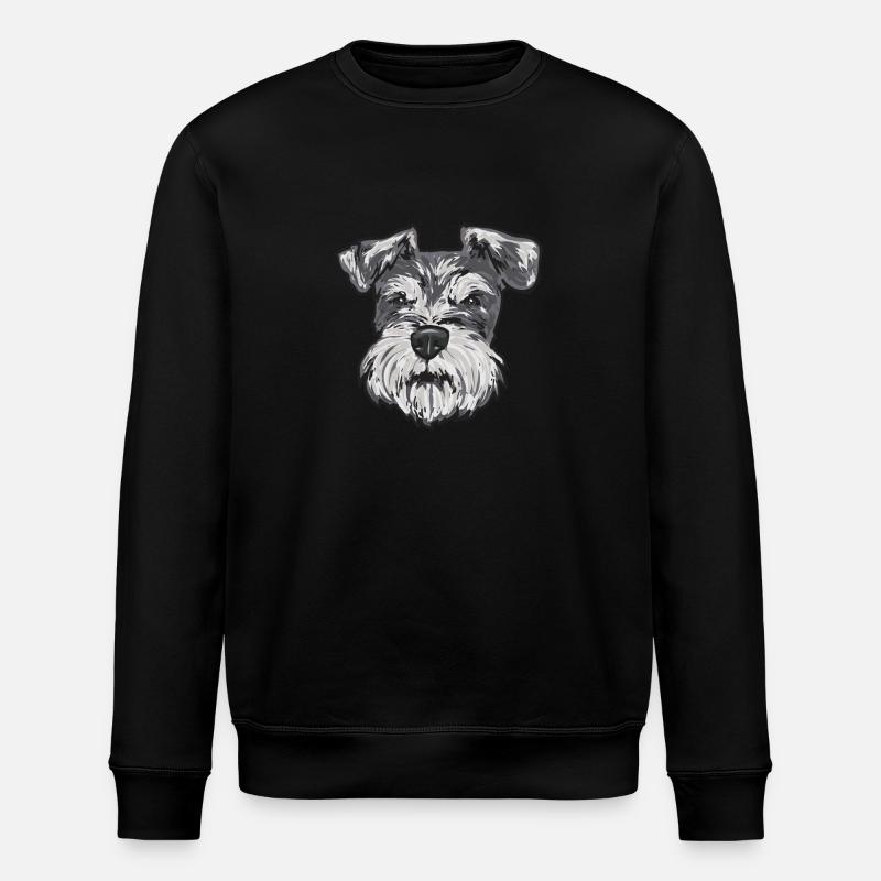 Schnauzer nain Chien Schnauzer - Sweat bio ROLLER Stanley/Stella Unisexe - noir